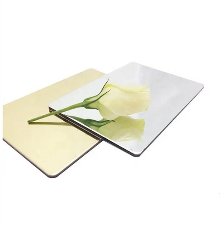 High Grade Mirror Series Decorative Material PE/PVDF Coating Aluminum Composite Panel