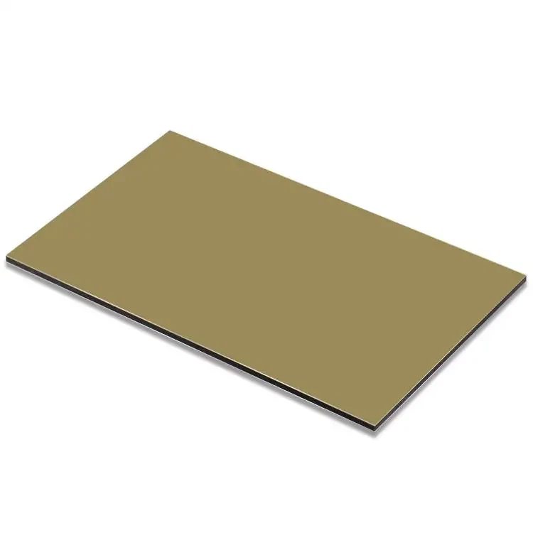 Barvita visokosijajna 3 mm 4 mm PVDF zaključena ognjevarna ACP aluminijasta kompozitna plošča