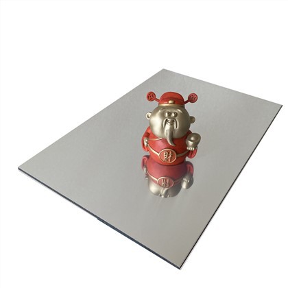 Aluminijasta zunanja plošča Mirror Alubond ACP Sheet Velikosti plošč ACP